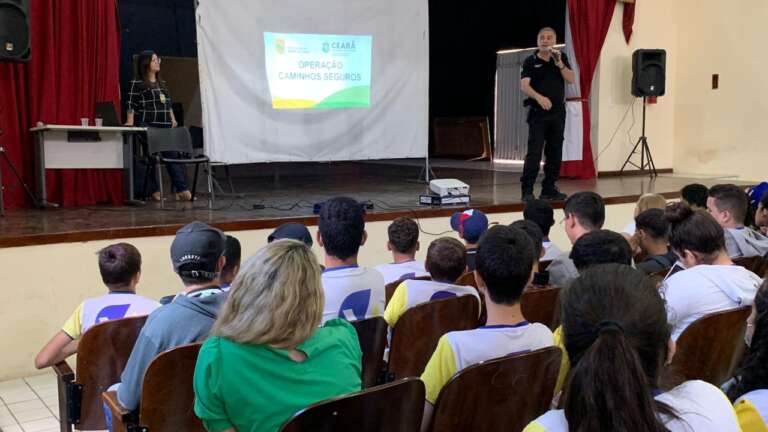 Sspds Ce Promove A Es Educativas Na Opera O Caminhos Seguros